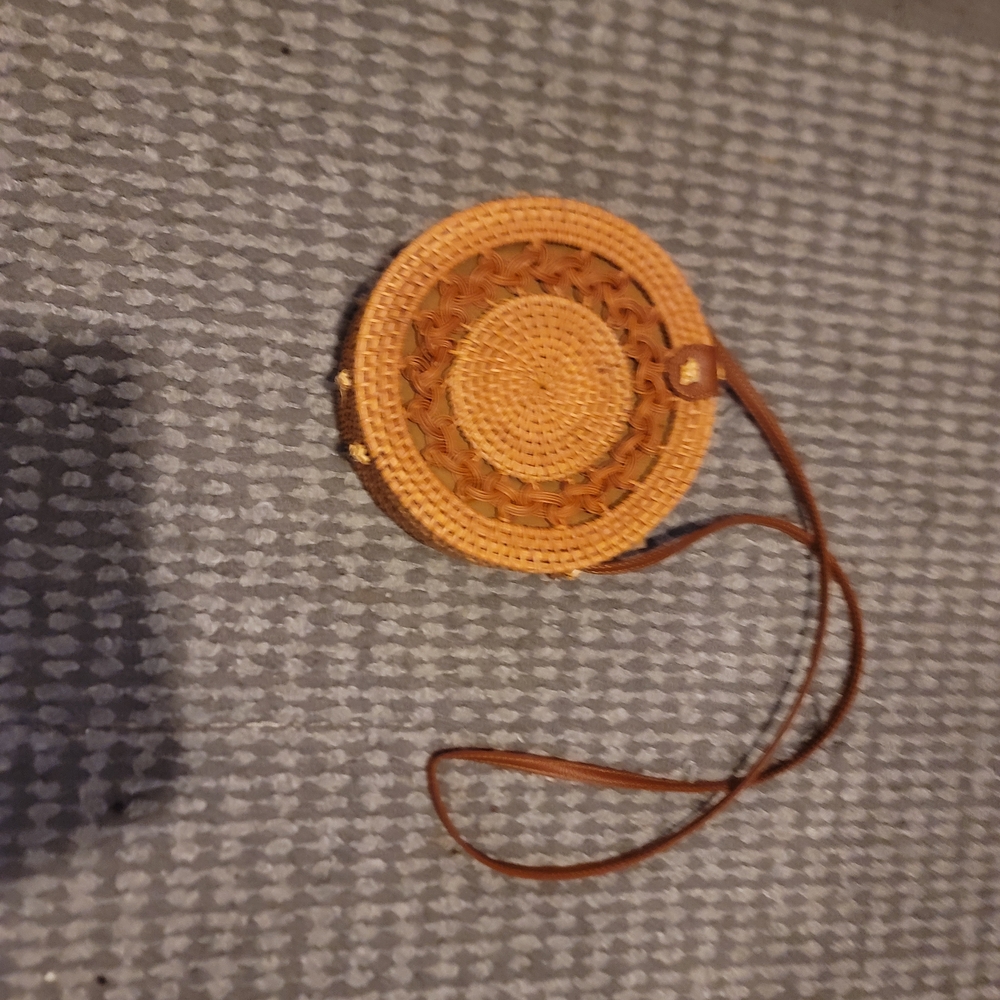 Brown Woven Boho Bag